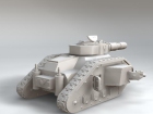 Warhammer 40k - Leman Russ Tank - Modeled