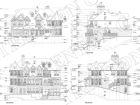 Custom residence at Scarborough Bluffs - Elevations